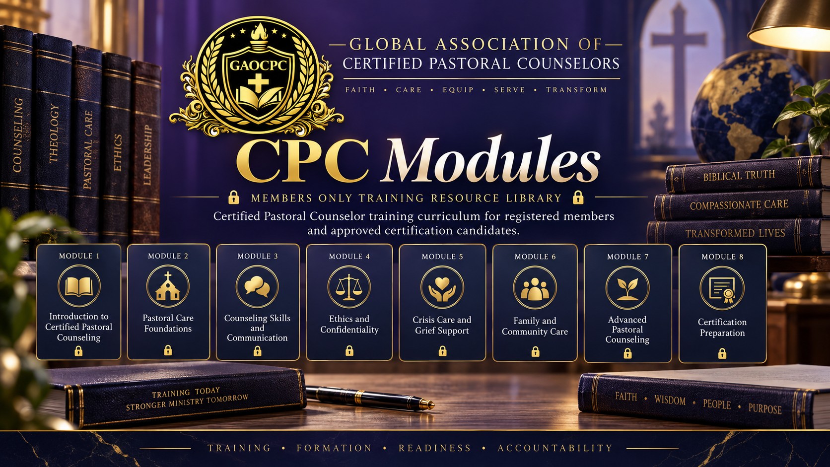 GAOCPC Certified Pastoral Counselor Modules